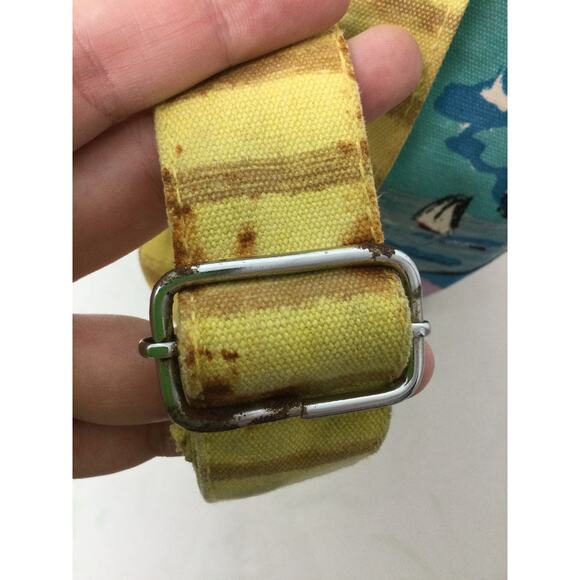 Anne Ormsby Sun n Sand Barrel style Drawstring Beach Bag - Picture 12 of 12